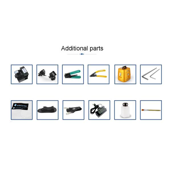 Full Set Fiber Optic Tools Automatic Fusion Splice Machine with Standard 2N Tension Test and Six Motor Auto-Focusing