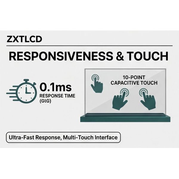 30 Inch Ultra-Thin Transparent OLED Touch Screen Display for Smart Digital Signage and Interactive Commercial Use