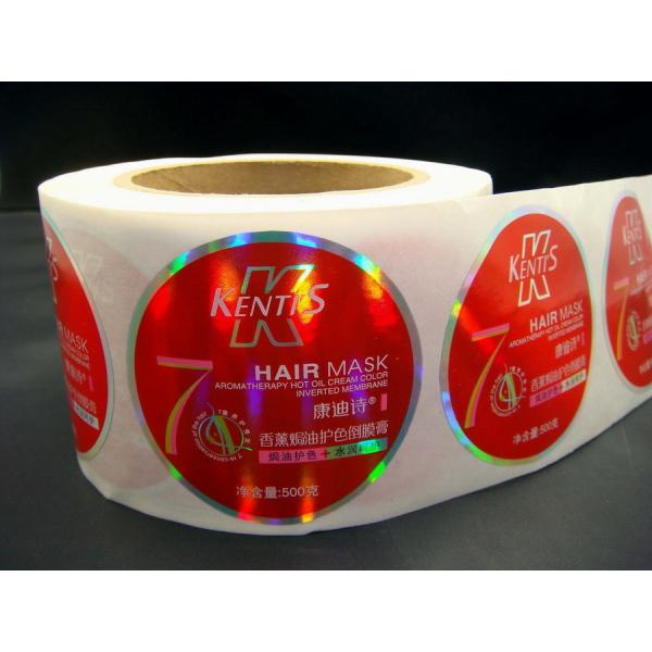 Full Color Printed Roll Labels Durable Waterproof Custom Size