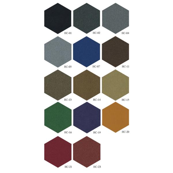 Unique Office Floor Tiles Hexagonal Pattern Low Noise Customized Color