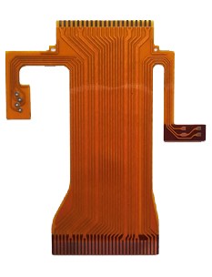 Touch Keypad 2 Layers Flex PCB Design 0.1Mm Thickness With ENIG FPC