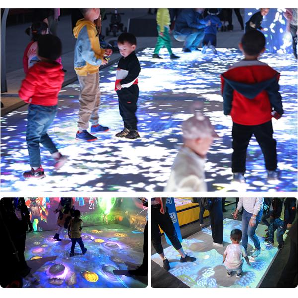 AR Interactive Motion Floor Games 3D Projector Hologram wall