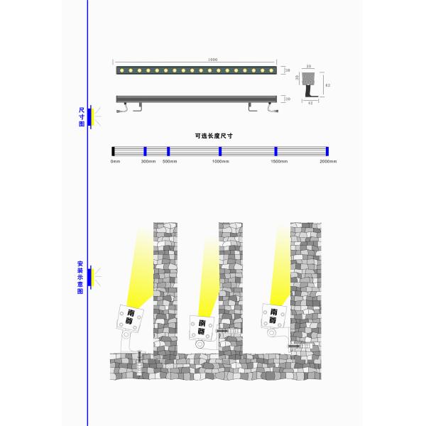 OSRAM 2835 12W RGB Wall Washer Led Lights