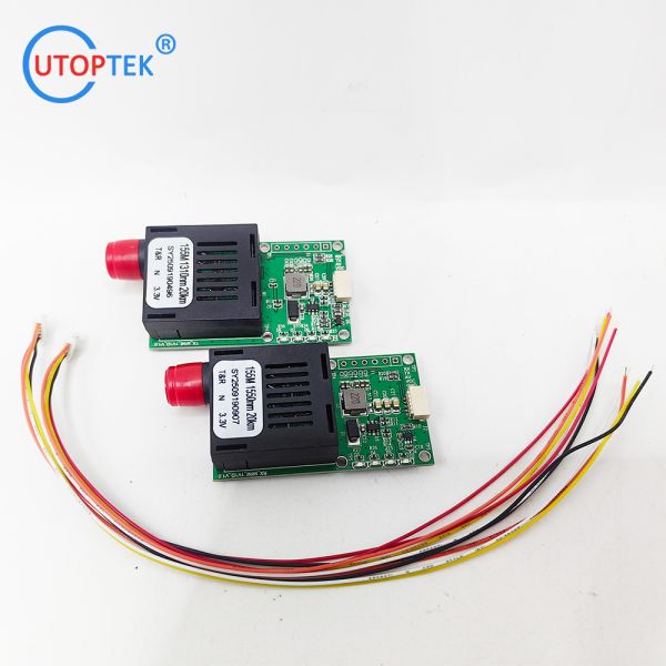 Customized 1-Channel Video + UART TTL SBUS TX RX Optical Terminal Module Drone FPV Fiber Optic Media Converter