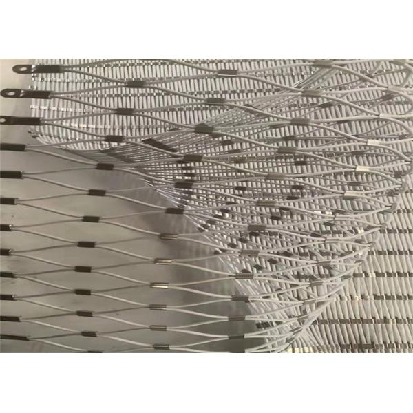 Wholesale stainless steel ferrule rope mesh