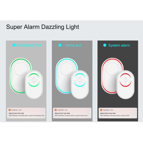 300mAh 8 Chords 58 Ringtons Home Wireless Doorbell