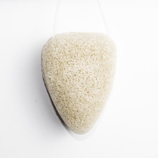 MSDS REACH white Triangle Face Konjac Sponge For Whiteheads