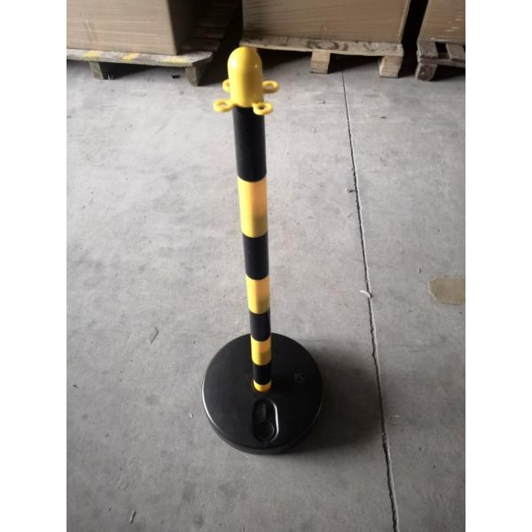 Red White Reflective Flexible Delineator Post with Water Sand Filled Base Bollard Barrier