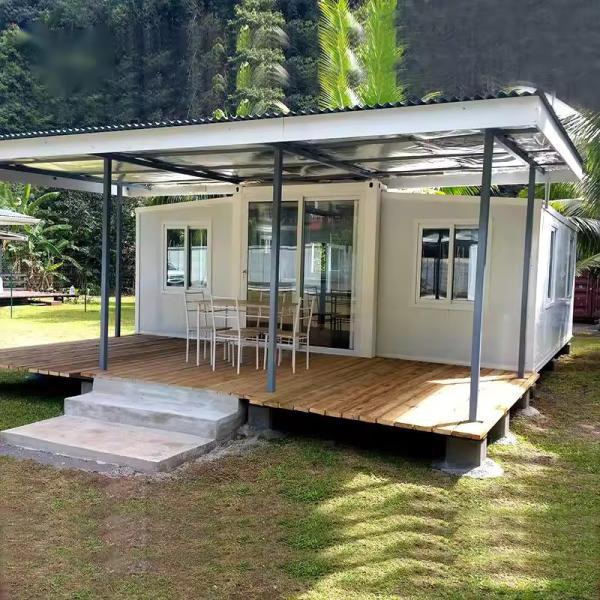 Flexible Assemble 20ft Fully Customized Expandable Modular Container House Waterproof Steel Frame Prefab House for Villa