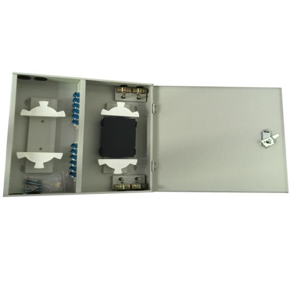 Sliding Type Indoor 24 Port Fiber Optic Patch Panel Wall Mount With Sc Adapter