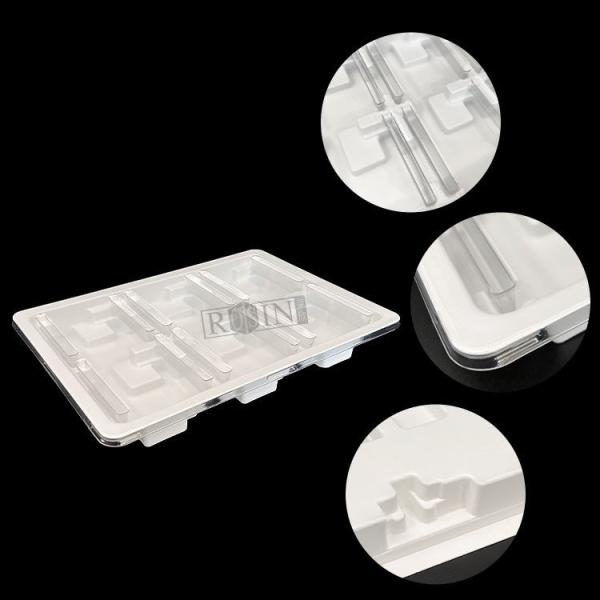 White Electronic Tray Plastic Anti Static Customizable Effectively Protection
