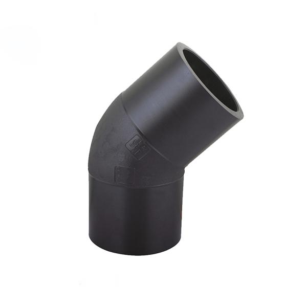 Plastic Butt Fusion Hdpe 45 Degree Elbow DN 20