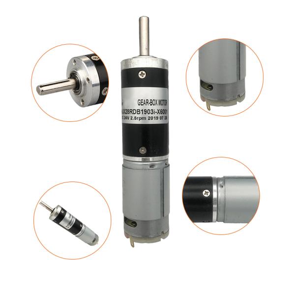 Brushless Planetary Motor 12v Forward Reverse Rotatable Diameter 28mm