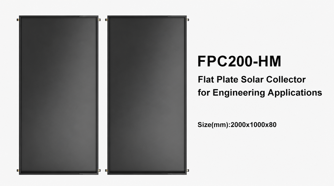 Engineering Flat Panel Solar Thermal Collectors For Large Scale Heating Projects