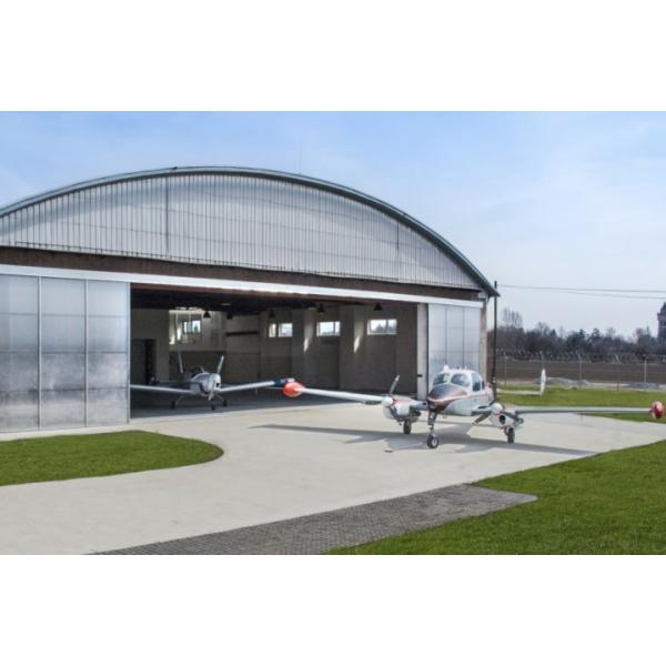 Efficient Prefabricated Large-span Space H-shaped Steel Structure Hangar Building
