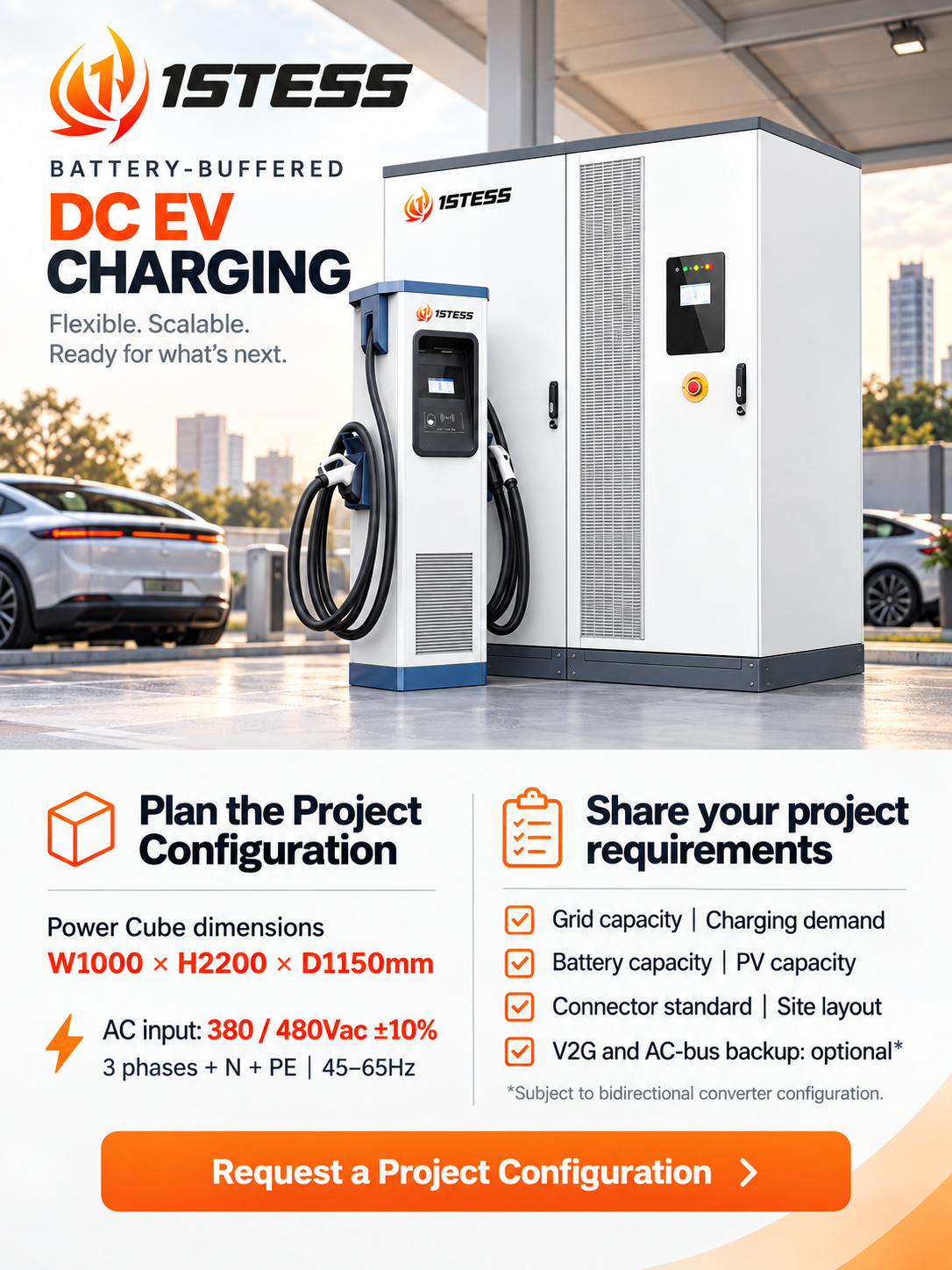 Battery-Buffered DC EV Charging System for Commercial Projects