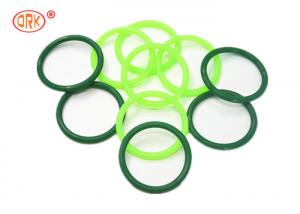 China AS568 Standard Silicone O Rings Clear And Green FDA Grade / Silicon Rubber Rings on sale