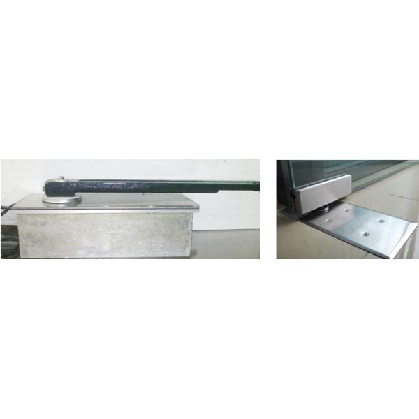 Silver Automatic indoor double action floor spring sealed Double Door opening device