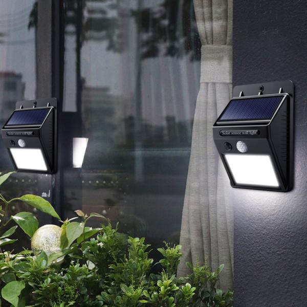 20 LED Motion Sensor 4000mah Solar LED Garden Lights