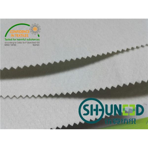 100% Polyester Tie Interlining Fabric NTI-1360 Soft Handfeeling 150cm Width