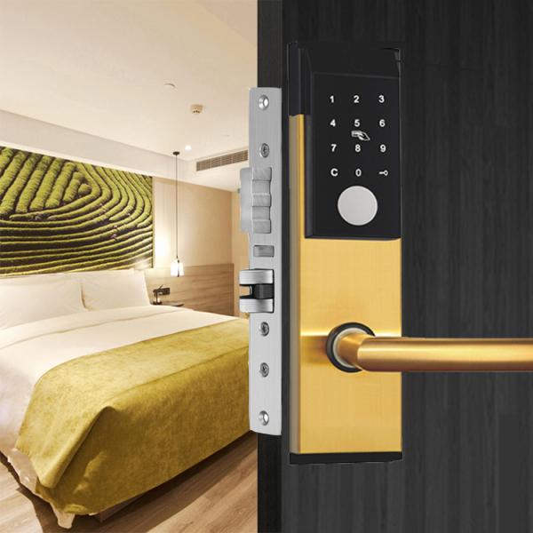 Password Code 120mm Electronic Smart Door Locks Keyless FCC