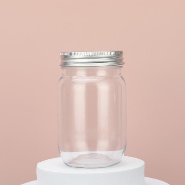 Customizable Logo Printed Plastic Jar Containers with Lids