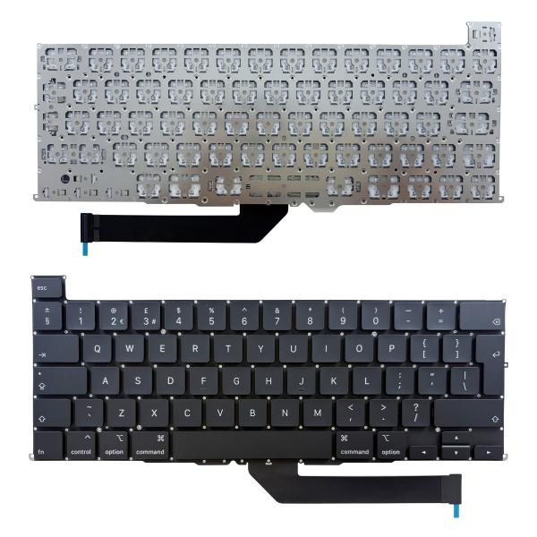 Replacement Keyboard for MacBook Pro 16" 2019 (Model A2141, EMC 3347) – UK Layout, Backlit