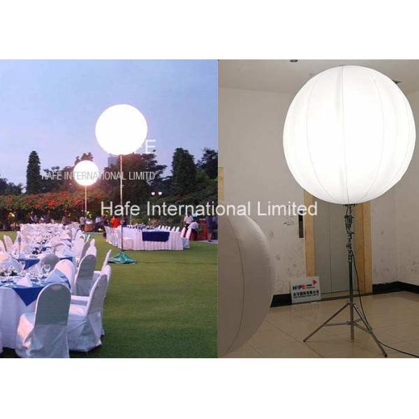 Crystal Inflatable Balloon Light , Floating Standing Halogen Suspended Led Balloon