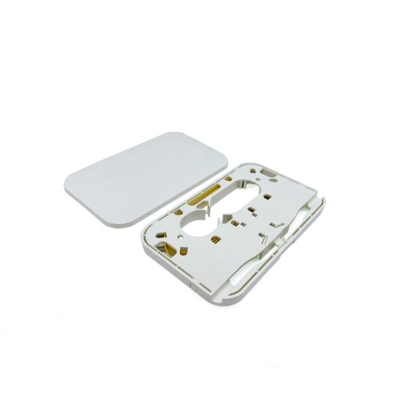 Plastic 1 Core SC/APC Fiber Optic Wall Mount Outlet Socket Panel Termination Box Rossette NAP