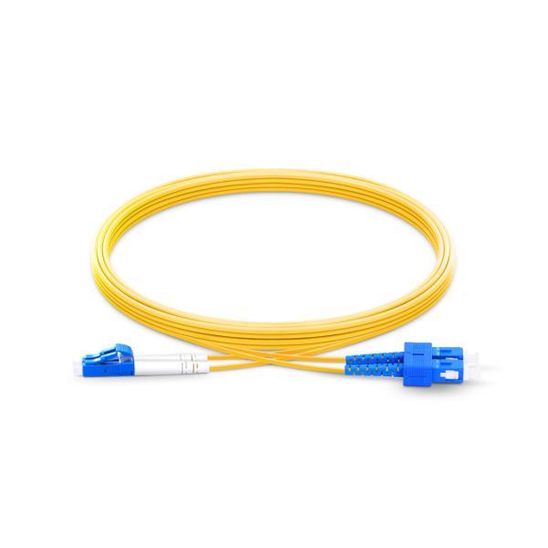 OS2 9/125 Patch Cord Accessories , SM Duplex FTTH Jumper Cord 30 Meter Length