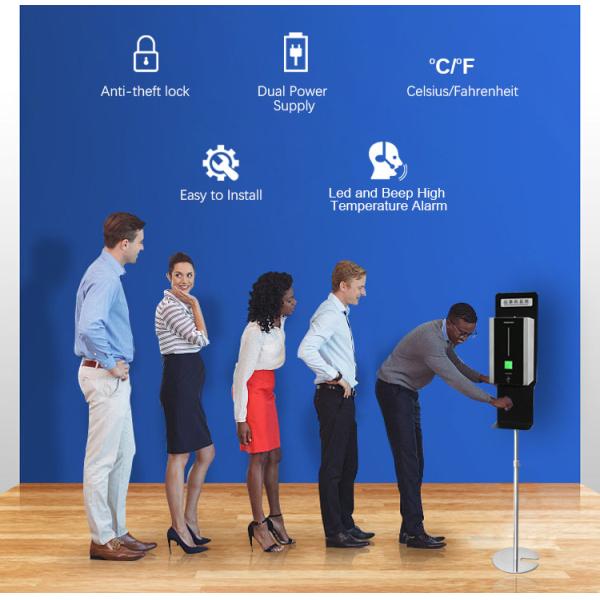 Hand Gel Dispenser 1000ML Face Recognition Temperature Measurement