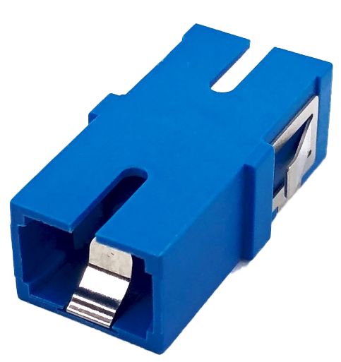 High Repeatability SC Simplex Fiber Optic Connector Adapters For SM MM OM3 OM4
