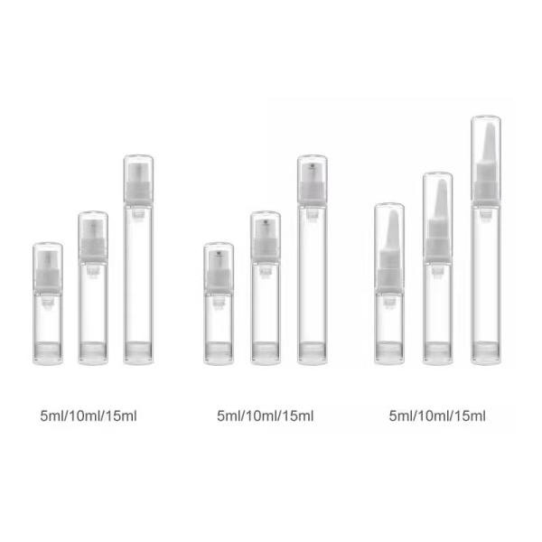 5ml 10ml 15ml Plastic Airless Bottle for Eye Cream