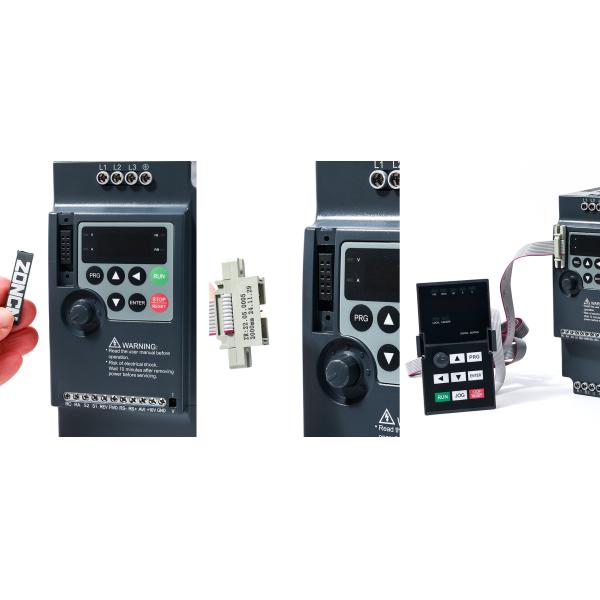 Simple Vector Control Variable Frequency Drives Inverter For Bag Sealer Food Machinery Low Voltage 380v