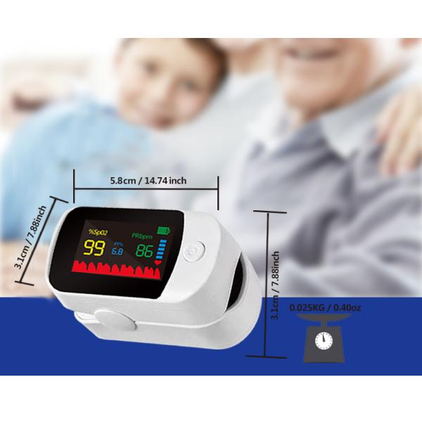 Lightweight Multifunction LCD Digital Fingertip Pulse Oximeter