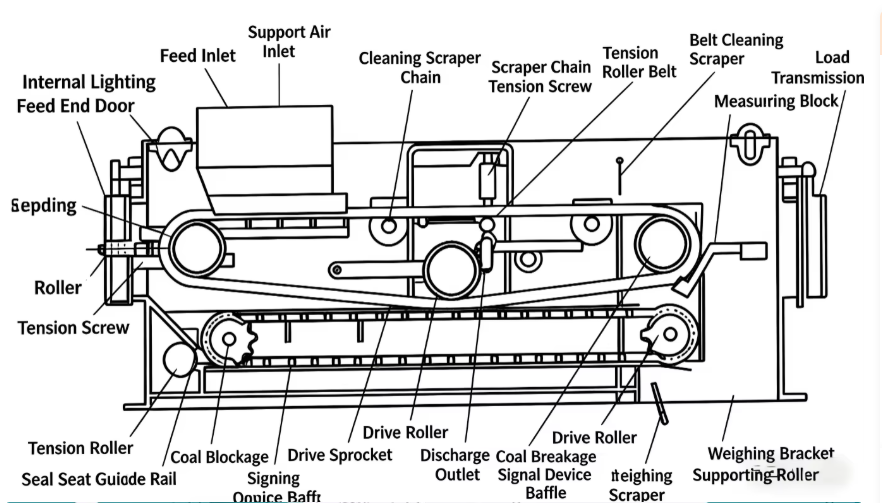 Fully-Enclosed Belt Scale Feeder
