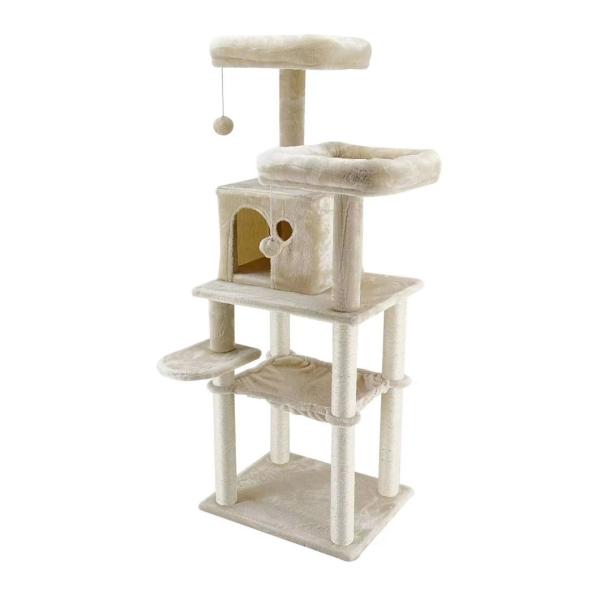 Customized Request Cat Tree with Multi-Layer Jumping Platform and Sisal Scratching Post