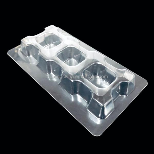 Blister Packaging Customized Clear PET Molded Plastic Insert Tray for Electronic Parts