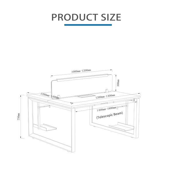 Modern Open Space Office Workstation Options for a Collaborative Office Solution