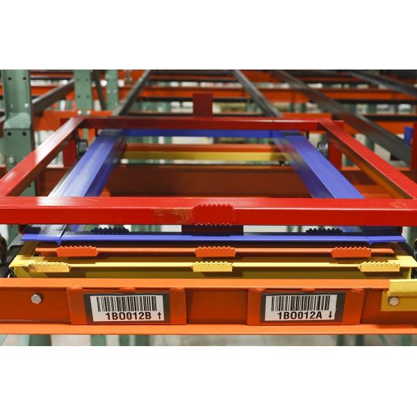 Solid And Robust Construction Push Back Pallet Rack System
