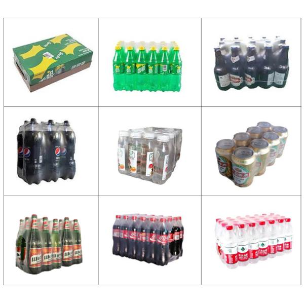 Plastic Packaging Fully Automatic Shrink Wrapping Machine for Bottles Jars Cans and Cartons 180 KG