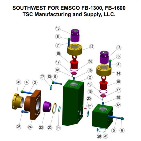 Weatherford E-2200 mud pump, E-447 mud pump, MP-16 mud pump, MP-13 mud pump, MP-5 mud pump, MP10 mud pump, MP10 mud pump