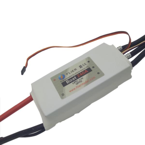 Flier Electronic Speed Controller ESC 16S 200A For Rc Boat With Programming Box