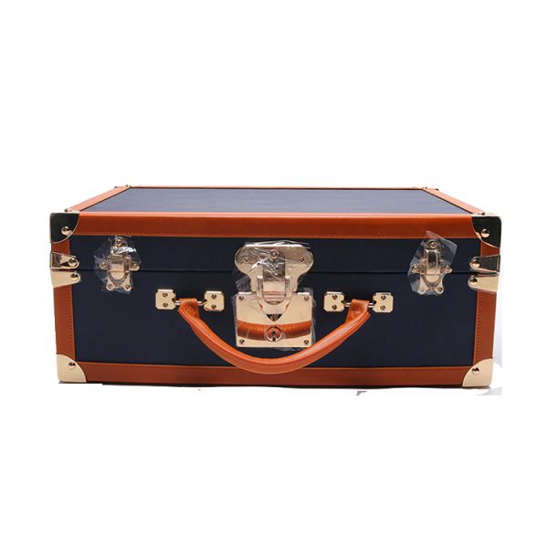 Custom Color Handmade Leather Watch Box Luxury High End Leather Watch Briefcase Box