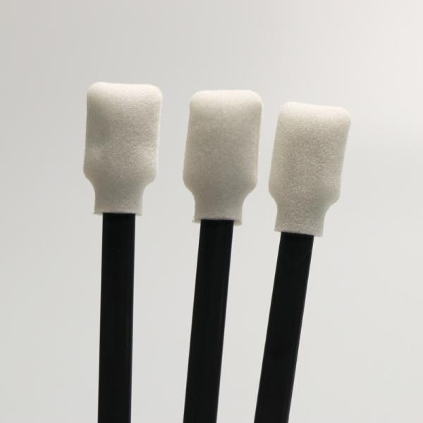 Open cell sponge rectangular foam swab close-up view