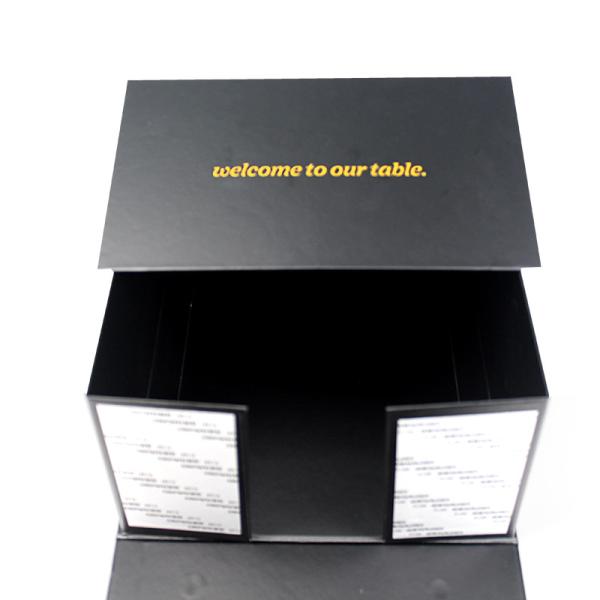Black Gift Packaging Box Custom Cosmetic Box Packaging Personalized Packaging Boxes Maker
