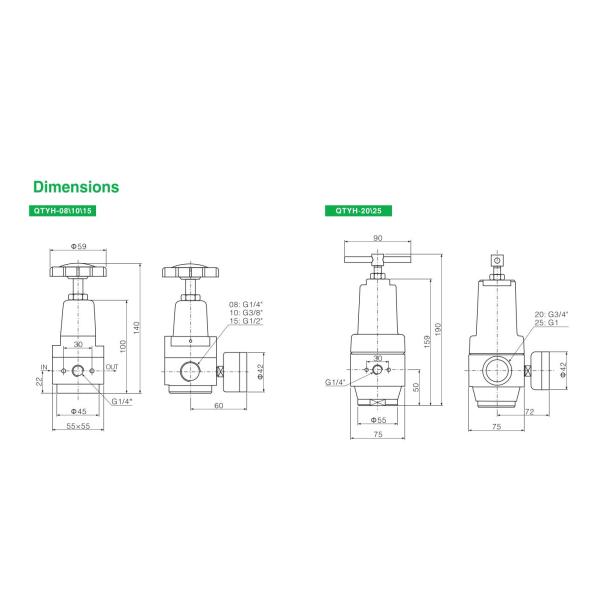 50 Mm Stroke High Pressure Filter Pressure Relief Valve CE Certification