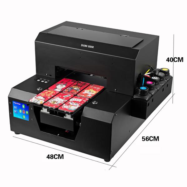 Digital UV Flatbed Printing Machine Small Format A4 Multipal Colors With A Set Of Ink