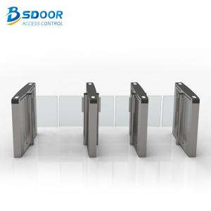 Quality Smart High Speed Passing Swing Anti Tail Optical Turnstiles 45persons Each Min for sale