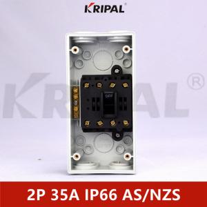 Quality 35A IP66 Industry Single Phase Isolator Switch Outdoor Waterproof for sale